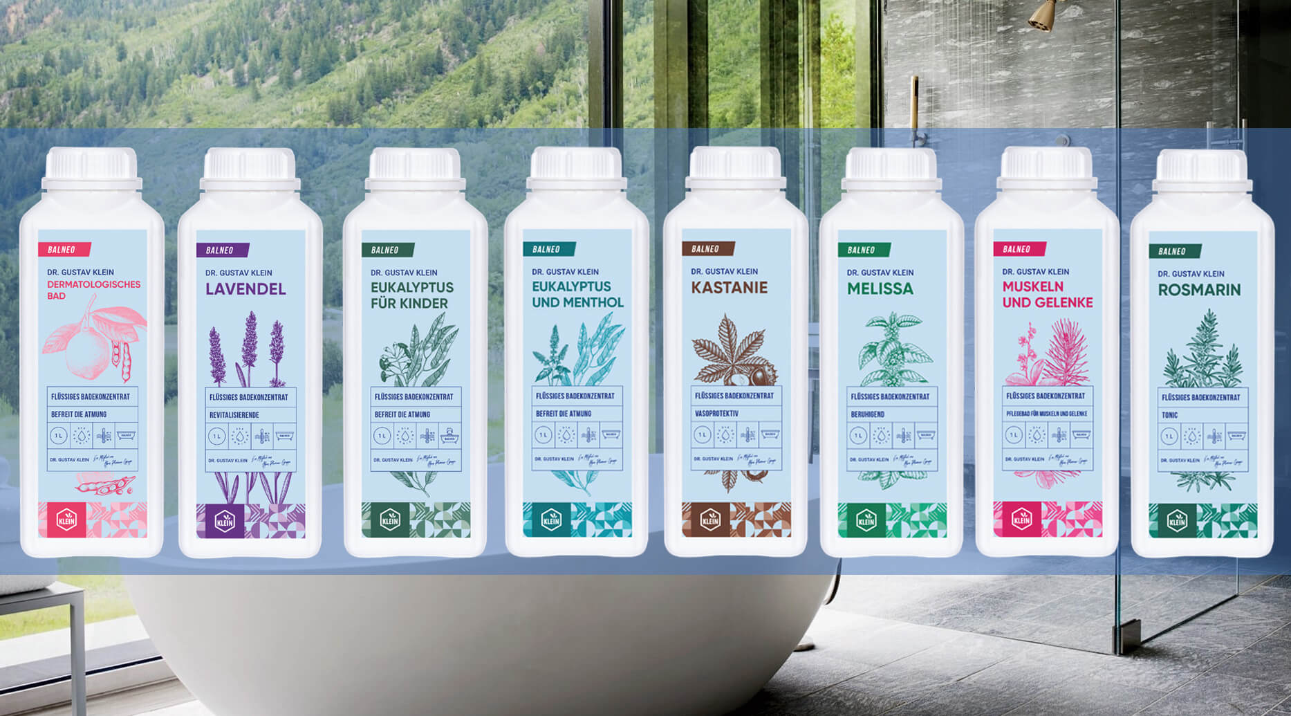 Трав'яні концентрати для ванн Dr Gustav Klein