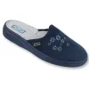 Тапочки жіночі діабетичні для проблемних ніг Dr Orto System 132D012 сині з вишивкою, Колір: Синій з вишивкою, Розмір жіночого взуття: 41