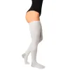 Панчохи Vitamed 6221 середньої компресії, з нижнім оглядовим отвором, антиемболічні, Розмір: 2, Колір компресійного виробу: Білий, Довжина: Стандартні