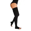 Панохи компресійні медичні 1 клас стандартні Vitamed 9230, відкритий носок, Розмір: 2, Колір компресійного виробу: Чорний, Довжина: Стандартні, Носок: Відкритий, зображення 4