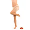 Панчохи компресійні 1 класу Premium Delicate Pani Teresa PT 0432 короткі, Розмір: L, Колір компресійного виробу: Світло Бежевий, Довжина: Короткі, зображення 3