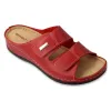 Шльопанці шкіряні жіночі для проблемних стоп DrOrto 158D283 червоні, Колір: Червоний, Розмір жіночого взуття: 40