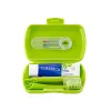 Дорожній набір Curaprox Kids, Колір зубної щітки: Зелений, зображення 2