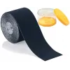 Кинезио тейп Qmed Kinesio Tape, черный, Цвет: Черный
