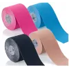 Кинезио тейп Qmed Kinesio Tape, голубой, Цвет: Голубой, изображение 4