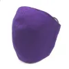 Захисна маска для обличчя багаторазова тришарова Mark I Фіолетова