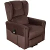 Підйомне крісло з двома моторами (коричневе) OSD-BERGERE AD05-1LD