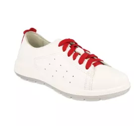 Кросівки жіночі діабетичні Dr Orto Casual 156D008 білі з червоним, Колір: Білий з червоним, Розмір жіночого взуття: 37