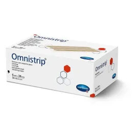 Omnistrip 6 х 38мм смужки стерильні для зведення країв ран, 6 смужок, Розмір стрічок: 6мм х 38мм