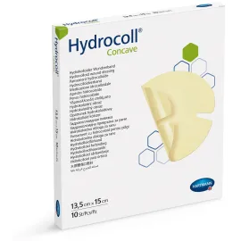 Hydrocoll Concave  / Гидрокол Сакрал гидроколлоидная повязка на область локтей и пяток, 13,5  х 15 1шт, Размер повязки: Concave - на локоть и пятку , Толщина повязки: Обычная