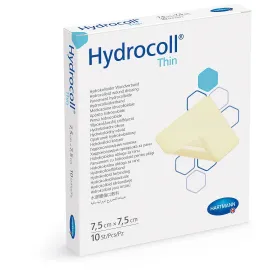 Hydrocoll Thin / Гідрокол тін 7,5x7,5см Гідроколоїдна пов'язка 1шт, Розмір пов'язки: 7.5см х 7.5 см, Товщина пов'язки: Тонка