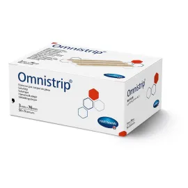Omnistrip 3 х 76мм, смужки стерильні для зведення країв ран, 5 смужок, Розмір стрічок: 3мм х 76мм