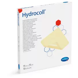 Hydrocoll / Гідрокол 15х15см Гідроколоїдна пов'язка 1шт, Розмір пов'язки: 15см х 15см, Товщина пов'язки: Звичайна