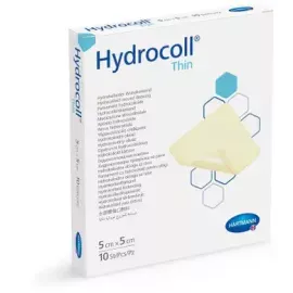 Hydrocoll Thin / Гідрокол тін 5x5см Гідроколоїдна пов'язка 1шт, Розмір пов'язки: 5см х 5см, Товщина пов'язки: Тонка