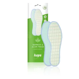 Гігієнічні устілки для взуття з бамбукового волокна Kaps Bamboo & Alum Fresh, Розмір устілки: 36