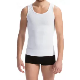 Утягивающая мужская майка FarmaCell 417, Цвет: Белый, Размер: XL