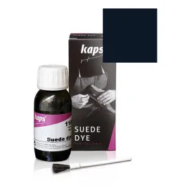 Фарба для замші та нубуку Kaps Suede Dye 50 ml Темно синя, Колір: 117 Темно синій