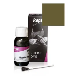 Фарба для замші та нубуку Kaps Suede Dye 50 ml Оливково зелена, Колір: 134 Оливково зелений