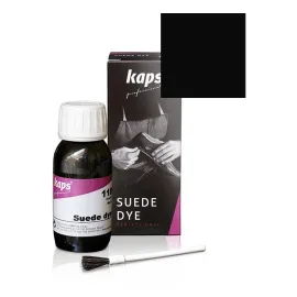Фарба для замші та нубуку Kaps Suede Dye 50 ml Чорна, Колір: 118 Чорний