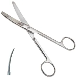 Ножиці по Mayo тупокінцеві, вертикально-зігнуті Surgiwelomed довжина 17 см