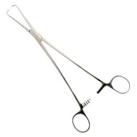 Щипці однозубі кульові для відтягування тіла матки Schroder-Braun Surgiwell, довжина 25,5 см