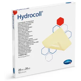 Hydrocoll / Гідрокол 20x20см Ггідроколоїдна пов'язка 1шт, Розмір пов'язки: 20см х 20см, Товщина пов'язки: Звичайна