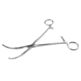 Затискач Potts/Glover атравматичний, вигнутий, для анамостозу Surgiwelomed, довжина 21 см