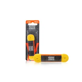 Шнурки для взуття модакрилові Worker Walker STR PRO Плоскі Жовті 90, Довжина шнурівок, см: 90, Колір шнурівок: Жовтий, Тип шнурівок: Плоскі 8 мм