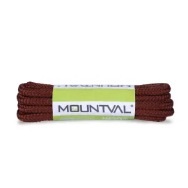 Шнурки для трекінгового взуття Mountval Laces 120 Коричневий, Довжина шнурівок, см: 120, Колір шнурівок: Коричневий, Тип шнурівок: Круглі 4 мм