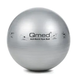Фитбол - Qmed ABS Gym Ball 85 см. Гимнастический мяч для фитнеса. Серый, Размеры фитбола: 85 см