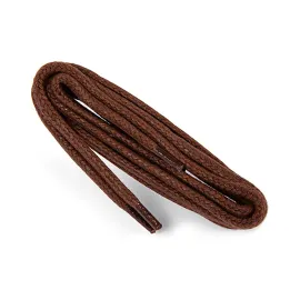 Шнурки для взуття Kaps вощені круглі грубі 120 см Коричневий, Довжина шнурівок, см: 120, Колір шнурівок: Коричневий, Тип шнурівок: Круглі товсті 5 мм