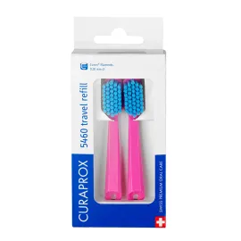 Змінні насадки для дорожнього набору Curaprox CS 5460 Travell refill 2 шт Рожевий, Колір: Рожевий