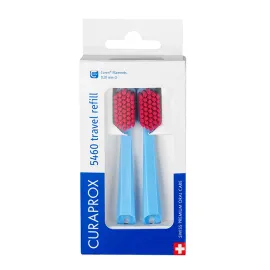 Змінні насадки для дорожнього набору Curaprox CS 5460 Travell refill 2 шт Блакитний, Колір: Блакитний