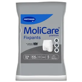 Штанці еластичні для фіксації прокладок MoliCare Premium Fixpants подовжені 5 шт XXL, Кількість: 5 шт, Розмір: XXL