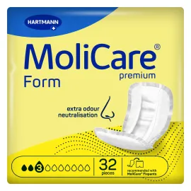 Прокладки анатомічної форми при нетриманні MoliCare Premium Form 3 краплі, Кількість крапель: 3