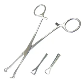 Затискач кишковий атравматичний по Surgiwelomed Babcock, довжина 21 см, р.ч. 65 х 10 мм