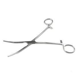 Затискач по Surgiwelomed PEAN атравматичний, кровоспинний, зігнутий. Довжина 20 см