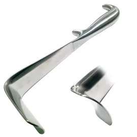 Дзеркало вагінальне №2.1 по Doyen. Довжина 25 см, Р.Ч. 60 х 45 мм