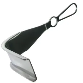 Зеркало вагинальное №2 по Doyen. Размеры р.ч. 88 х 45 мм