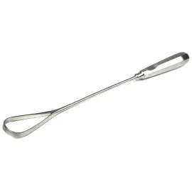 Кюретка гінекологічна тупа гнучка по Recamier. Довжина 31 см, ширина 35 мм