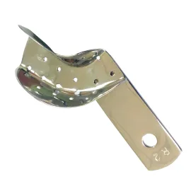 Ложка відтискна стоматологічна перфорована для коронок та мостоподібних протезів, права №2