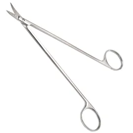 Ножиці Surgiwelomed загострені вертикально зігнуті. Довжина 16 см