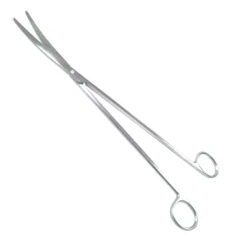 Ножиці Surgiwelomed зігнуті тупокінцеві Metzenbaum. Довжина 30 см