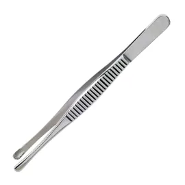 Пінцет Surgiwelomed зубчатолапчатий. Довжина 15 см, ширина 6 мм