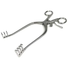 Ранорозширювач з кремальєрою середній Surgiwelomed Weitlaner-Loktite. Довжина 22 см, 4 і 3 зуба