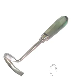 Розпатор реберний періостальний вигнутий праворуч по Surgiwelomed Doyen. Довжина 17 см