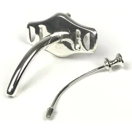 Трубка трахеотомічна мельхіорова Surgiwelomed Chevalier-Jackson. Довжина 5 см