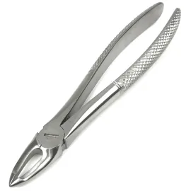 Щипцы для удаления фрагментов корней резцов глубокого захвата верхней челюсти №29F. Длина 17 см