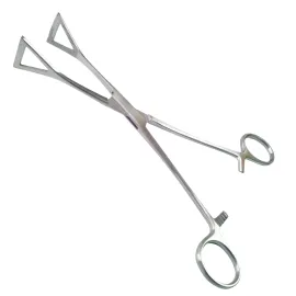 Щипці для захоплення легень Surgiwelomed Lovelace, прямі. Розмір 200 х 25 мм