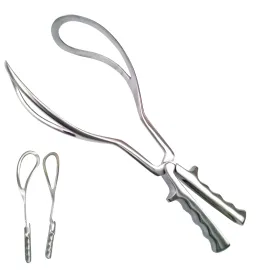 Щипці акушерські по Simpson-Braun. Довжина 36 см, ширина р.ч. 6 см
